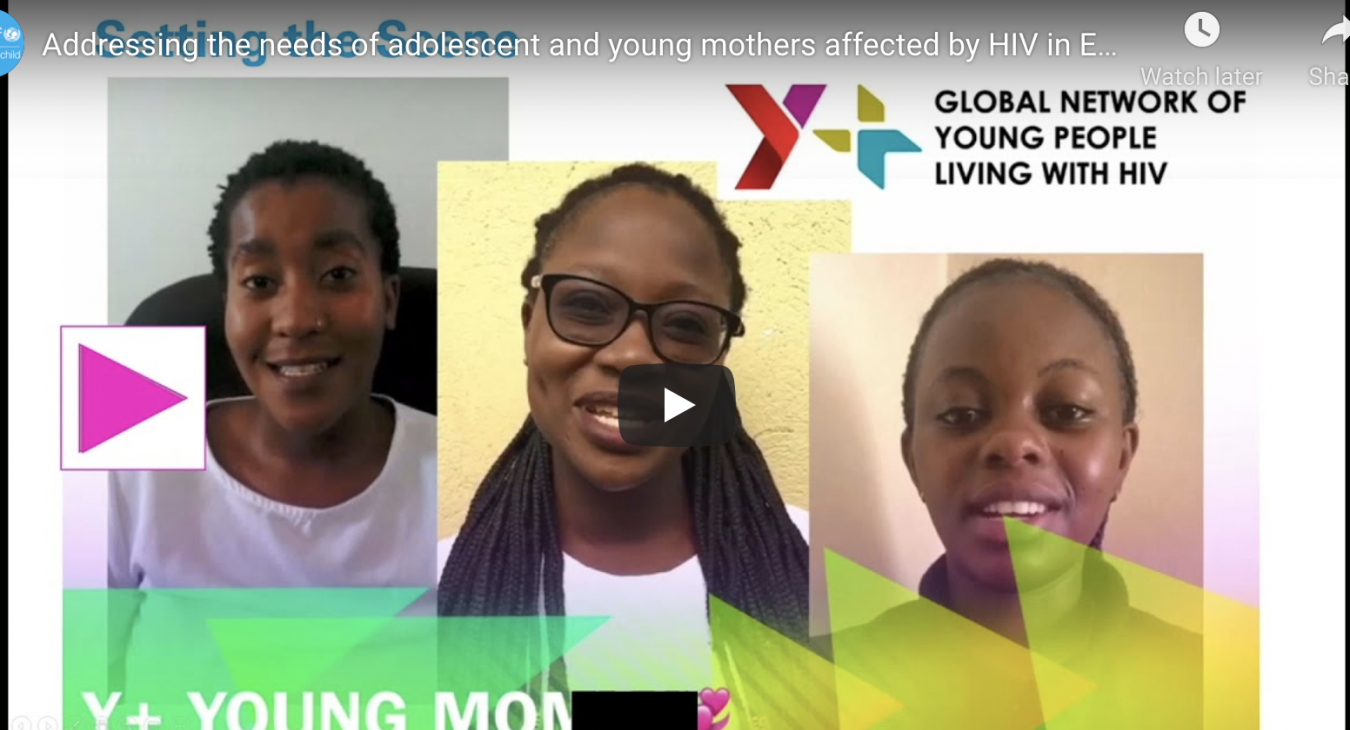 Addressing the needs of adolescent and young mothers affected by HIV in Eastern and Southern Africa cover