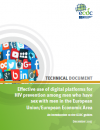 Effective use of digital platforms for HIV prevention among men who have sex with men in the European Union/European Economic Area