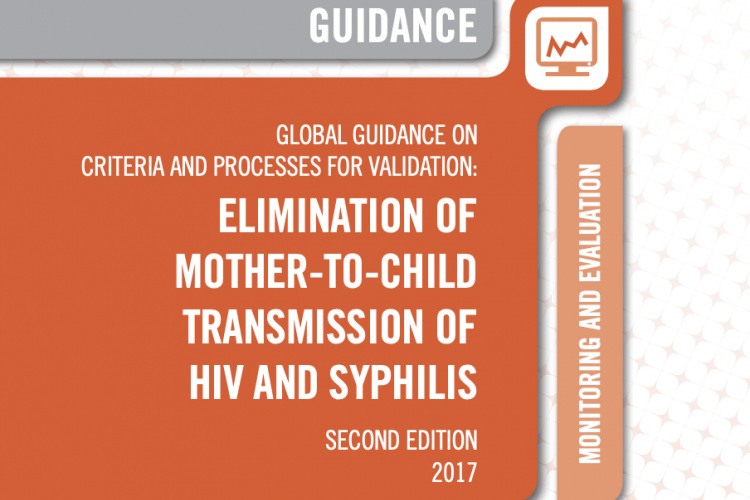 Elimination Mother-to-Child Transmission off HIV and Syphilis Guidance cover 
