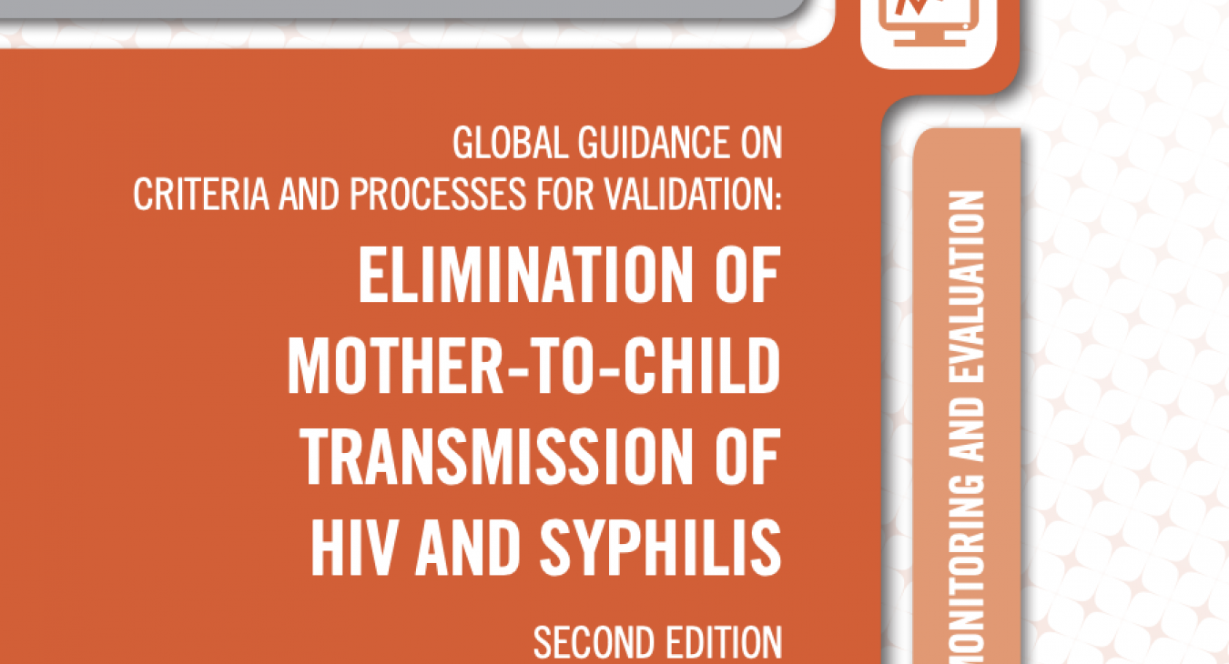 Elimination Mother-to-Child Transmission off HIV and Syphilis Guidance cover 