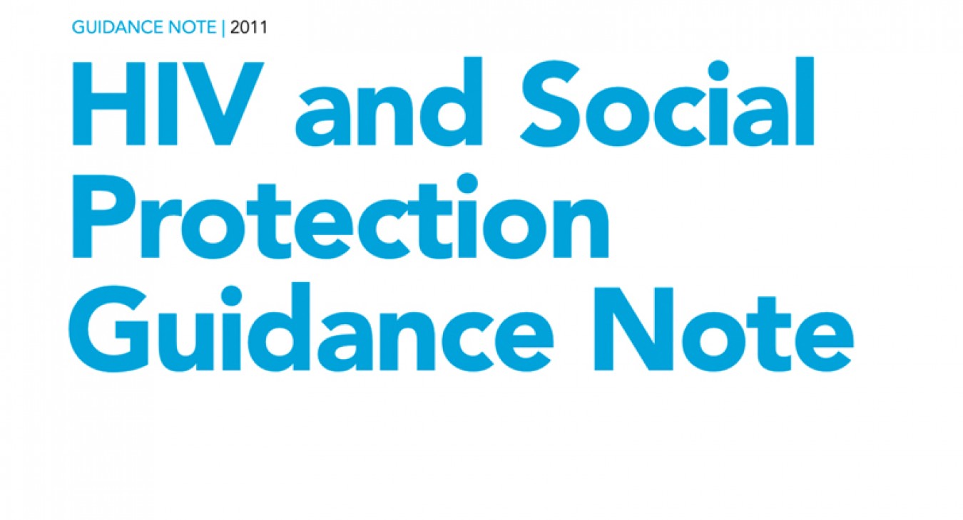 HIV and social protection guidance note inpage 
